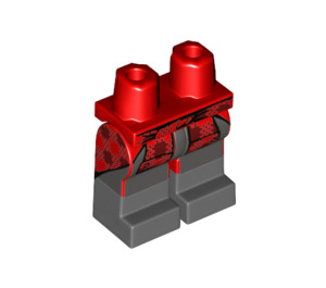 LEGO Red Programmer Minifigure Hips and Legs (3815 / 61961)