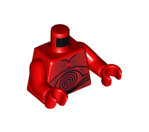 LEGO rouge R-3PO Torse (973 / 76382)