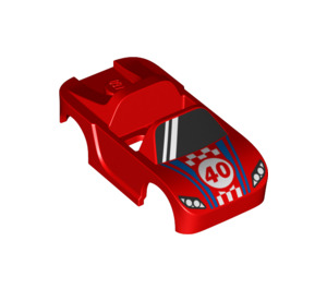 LEGO Rojo Race Coche Disfraz (38394)