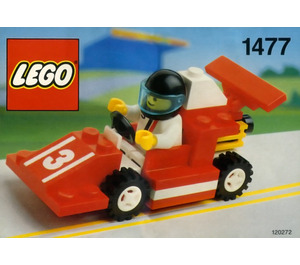 LEGO Red Race Car Number 3 1477