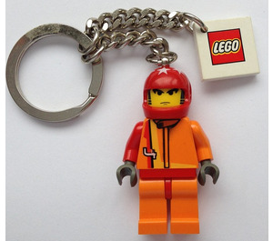 LEGO rouge Racers Clé Chaîne avec Carré logo Tuile (4224461)