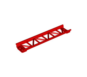 LEGO Red Rail 2 x 16 with 3.2 Shaft (25059)