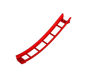 LEGO rot Rail 2 x 16 x 6 Invertiert Bow mit 3.2 Shaft (26559)
