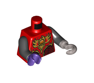 LEGO Rosso Razar Minifigure Busto (973 / 84638)