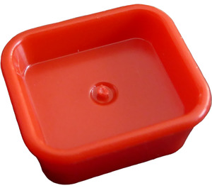 LEGO Rot Rectangular Dish