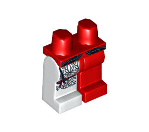 LEGO Rood Rood Harrington Minifigure Heupen en benen (3815 / 13901)