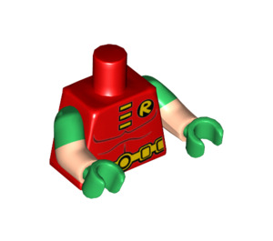 LEGO Czerwony Robin z Zielony Nogi I Czarny Maska Minifigurka Tułów (973 / 16360)