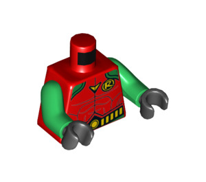 LEGO Red Robin with Green Legs and Red Mask Minifig Torso (973 / 76382)