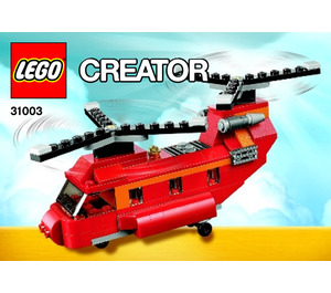 LEGO Red Rotors Set 31003 Instructions