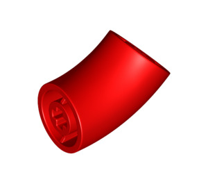 LEGO Red Round Brick with Elbow (1986 / 65473)