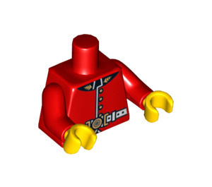 LEGO Rood Royal Bewaker Torso (973 / 88585)