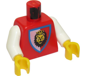 LEGO Czerwony Royal Knights Lew Głowa Tułów (973 / 73403)