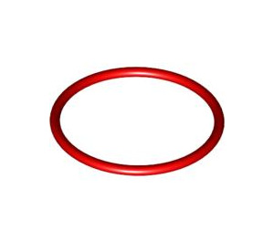 LEGO Rood Rubber Band 3 x 3 25mm (22433 / 700051)