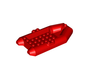 LEGO rouge Caoutchouc Boat 6 x 12 x 2 (78611)