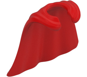 LEGO Rood Rubber Cape met 5 Folds (5725)