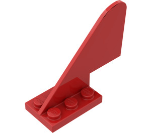 LEGO Rood Roer 2 x 5 x 3.7 (3587)