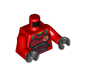 LEGO Red Samurai X Torso (973 / 76382)