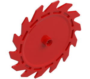 LEGO Red Saw Blade with 14 Teeth (61403)