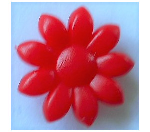 LEGO Red Scala Flower with Nine Small Petals