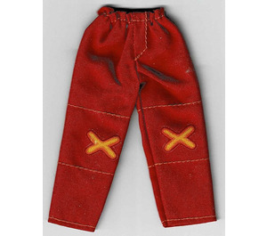 LEGO rouge Scala Trousers avec Crosses
