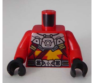 LEGO Röd Scuba Kai Kropp (973 / 76382)