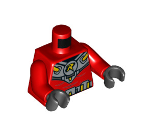 LEGO Rood Scuba Robin Minifiguur Torso (973 / 76382)