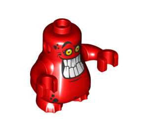 LEGO Red Scurrier Body with 10 Teeth (24133)