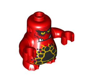 LEGO Červená Scurrier Tělo s 4 Zuby (24133)