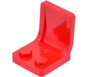 LEGO Red Seat 2 x 2 with Sprue Mark in Seat (4079)