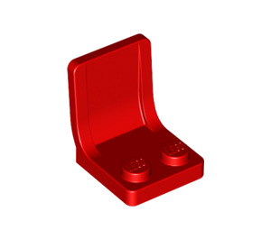 LEGO Rood Stoel 2 x 2 zonder gietvormmarkering in zitting (4079)