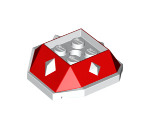LEGO Red Shell with White Spikes (67931)