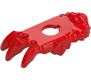 LEGO Red Shoulder Armor with Claws and Fur (5309)