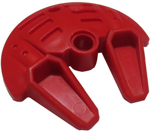 LEGO Red Shoulder Armor with Prongs (45276)