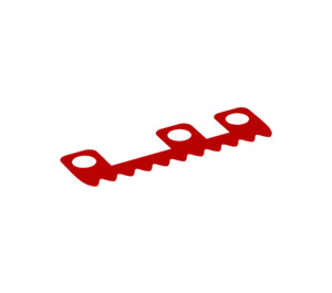 LEGO rouge Skirt avec Incurvé points (16820 / 20965)