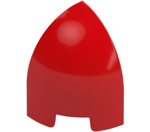 LEGO Red Slope 1 x 1 x 1.3 Curved Round Sphere Quarter (1871)