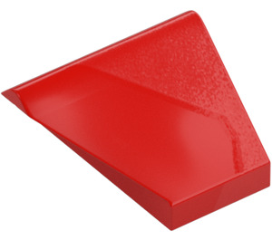 LEGO Red Slope 1 x 2 (45°) Double / Inverted with Inside Stud Holder (3049)