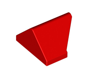 LEGO Red Slope 1 x 2 (45°) Double / Inverted with Inside Stud Holder (3049)