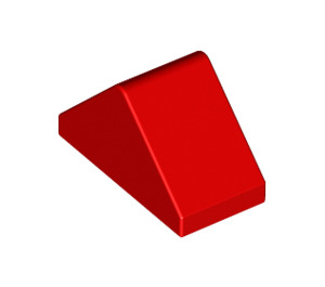 LEGO Red Slope 1 x 2 (45°) Double with Inside Bar (3044)