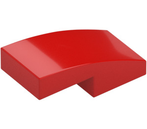 LEGO Red Slope 1 x 2 Curved (11477)