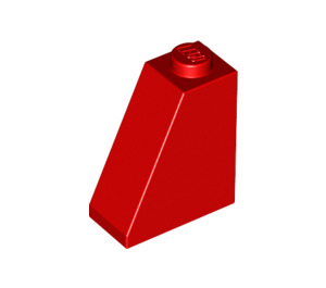 LEGO Red Slope 1 x 2 x 2 (65°) (60481)