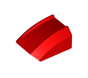 LEGO Red Slope 1 x 2 x 2 Curved (28659 / 30602)