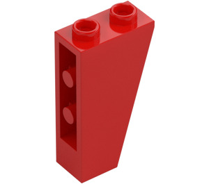 LEGO Röd Backe 1 x 2 x 3 (75°) Omvänd (2449)