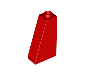 LEGO rot Steigung 1 x 2 x 3 (75°) mit vollständig geöffnetem Bolzen (4460)