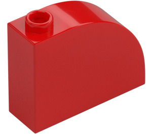 LEGO Rosso Pendenza 1 x 3 x 2 Curvo (33243)