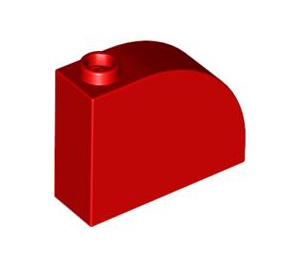 LEGO Red Slope 1 x 3 x 2 Curved (33243)