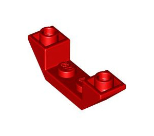 LEGO Red Slope 1 x 4 (45°) Double Inverted with Open Center (32802)