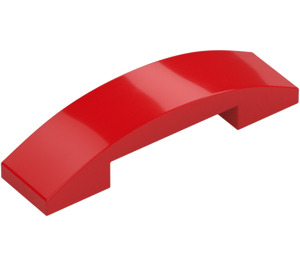 LEGO Red Slope 1 x 4 Curved Double (93273)