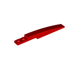 LEGO Red Slope 1 x 8 Curved with Plate 1 x 2 (13731 / 85970)