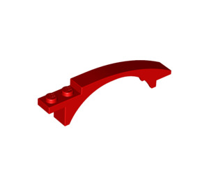 LEGO Red Slope 1 x 8 x 1.6 Curved with Arch (50967)