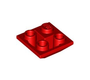 LEGO Rood Helling 2 x 2 (45°) Omgekeerd (3676)